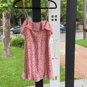Altar’d State floral zip up dress size M